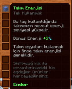 Takım Enerjisi