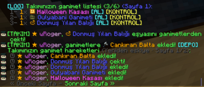 Takım Ganimet LOG